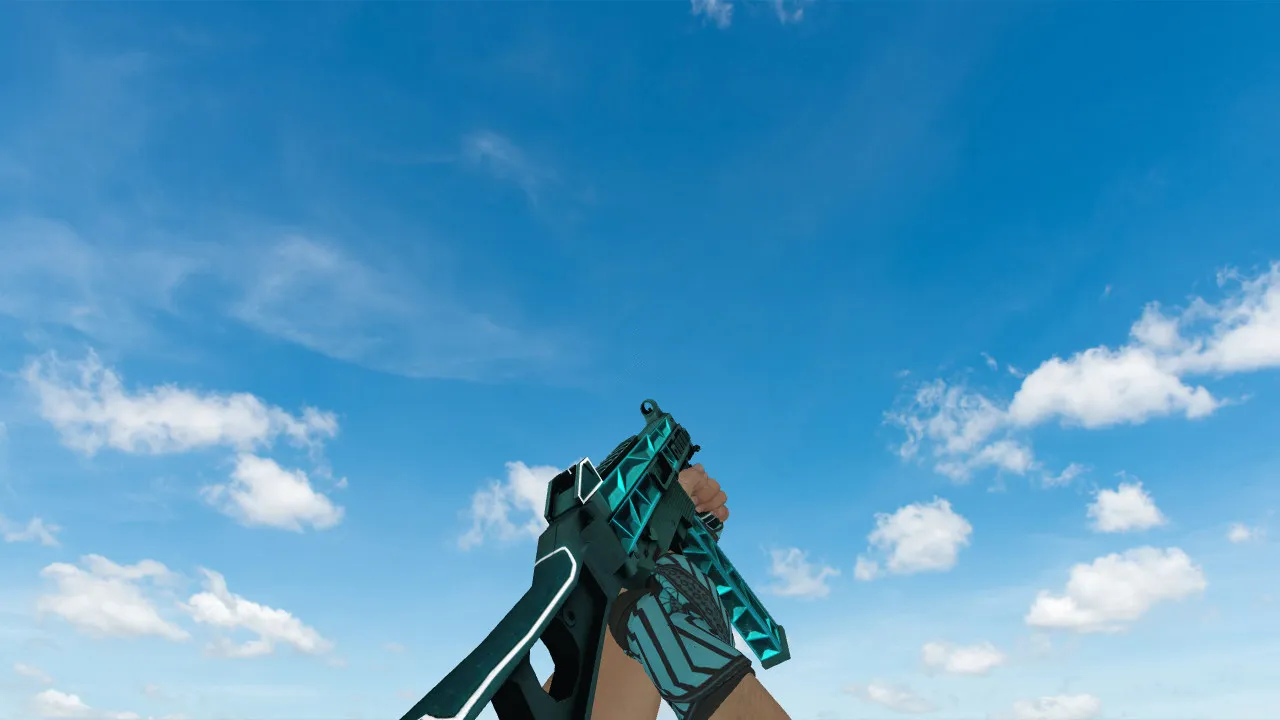 Скриншот Модель «UMP «Каркас»» для CS 1.6 — Качественные текстуры и анимации