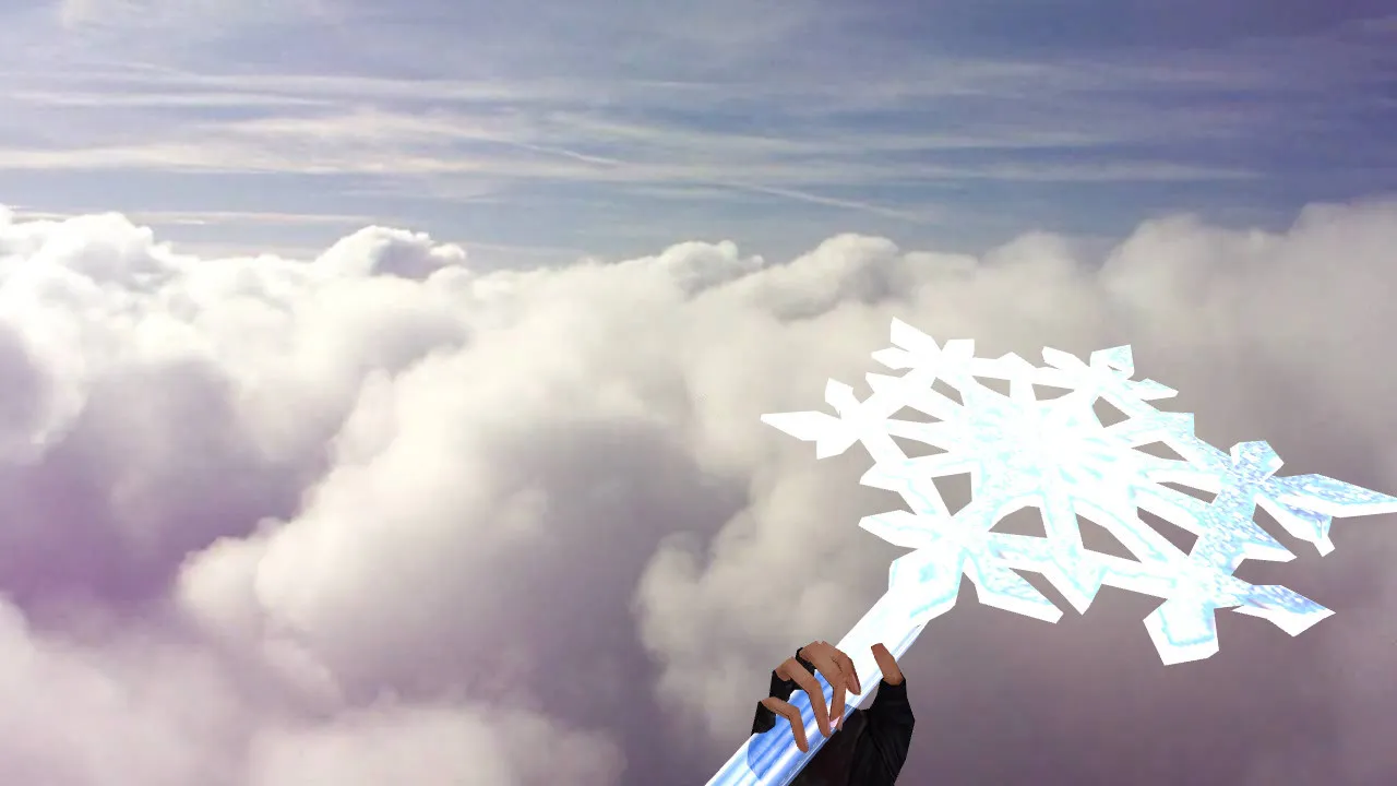 Скриншот Модель ножа «Snowstick» для CS 1.6: v_, p_, w_ модели, звуки, анимация осмотра и качество текстур