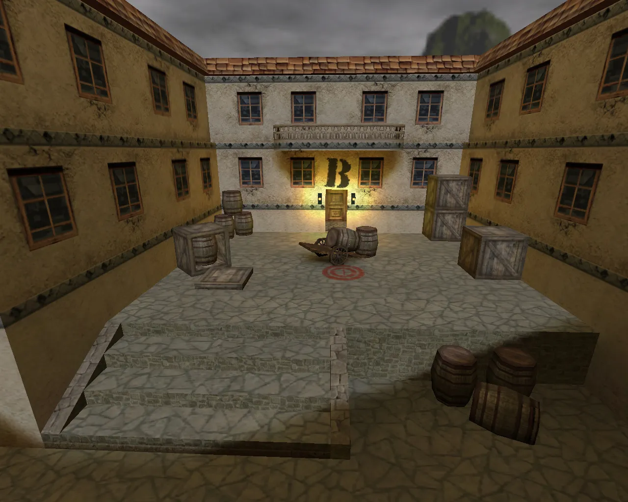 Скриншот  Карта de_winecity для CS 1.6: Тактические особенности и преимущества