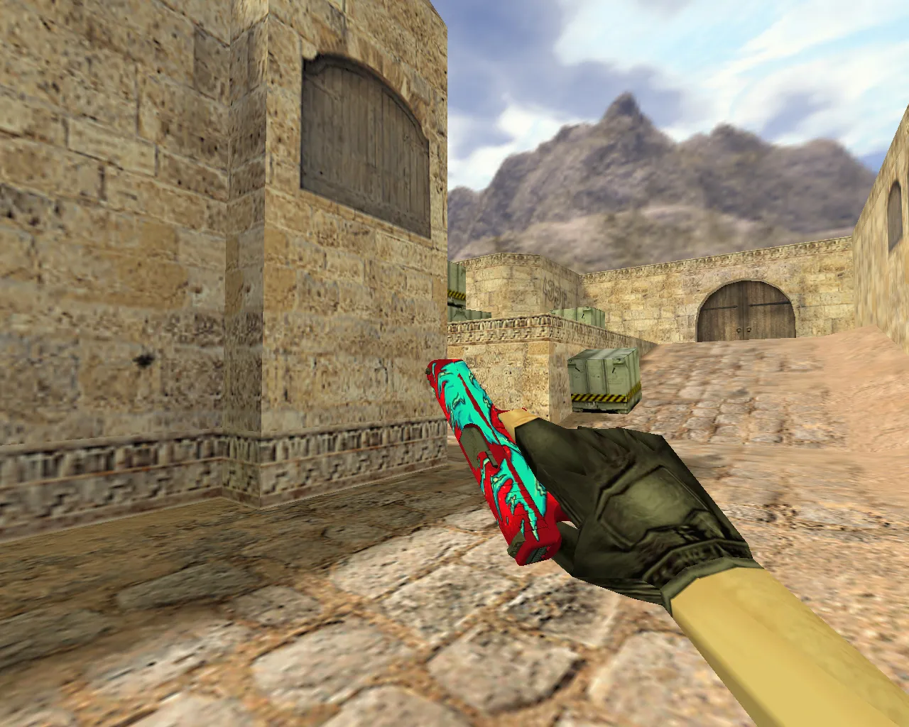 Скриншот Модель «Glock Водяной» для CS 1.6 - Уникальный скин с эффектами