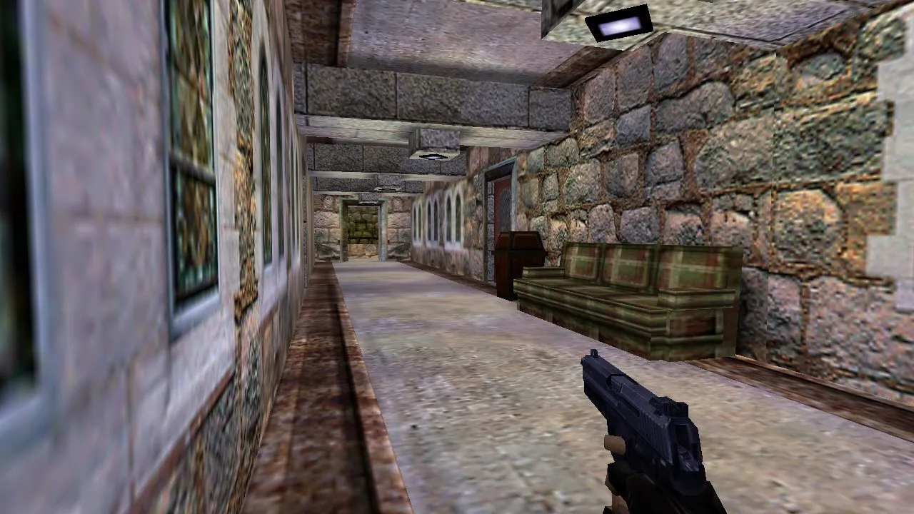 Скриншот Карта de_caste для CS 1.6: тактика за Т и КТ, точки, .nav и оптимизация карты