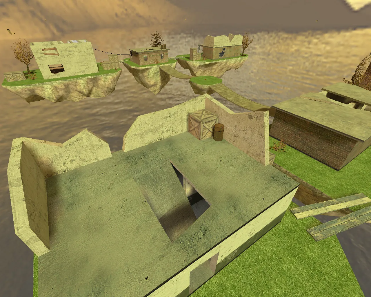 Скриншот  Карта awp_crhd для CS 1.6: точки под AWP, планировка, .nav и оптимизация