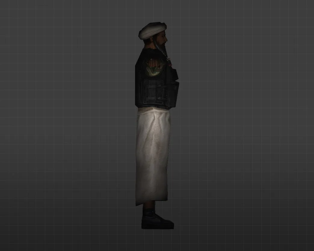 Скриншот Модель «Осама Бен Ладен» для CS 1.6 - Уникальный скин для игроков