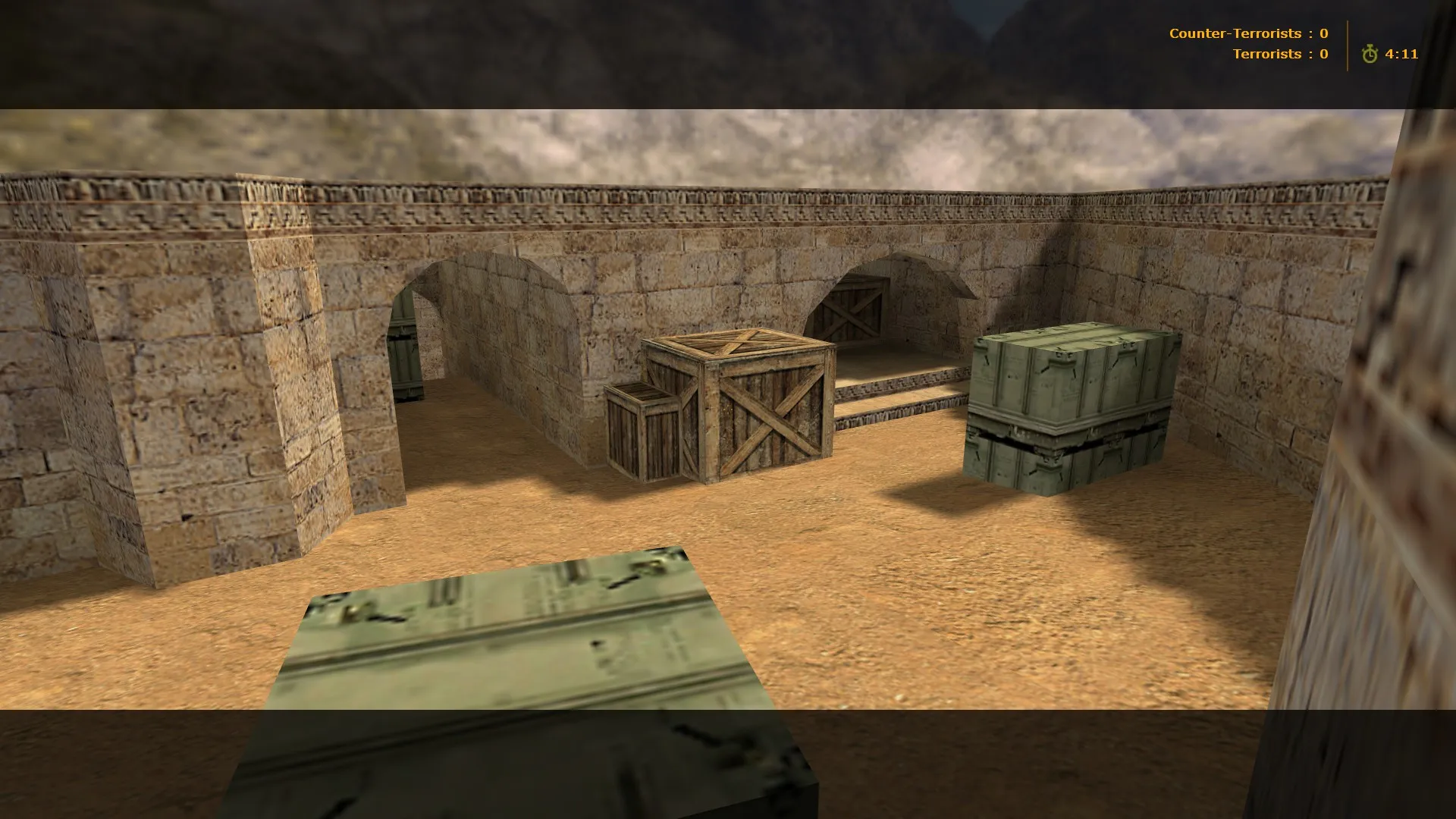 Скриншот  Карта 828_dust для CS 1.6: de_dust2 стиль, точки, .nav для ботов, оптимизация wpoly/epoly