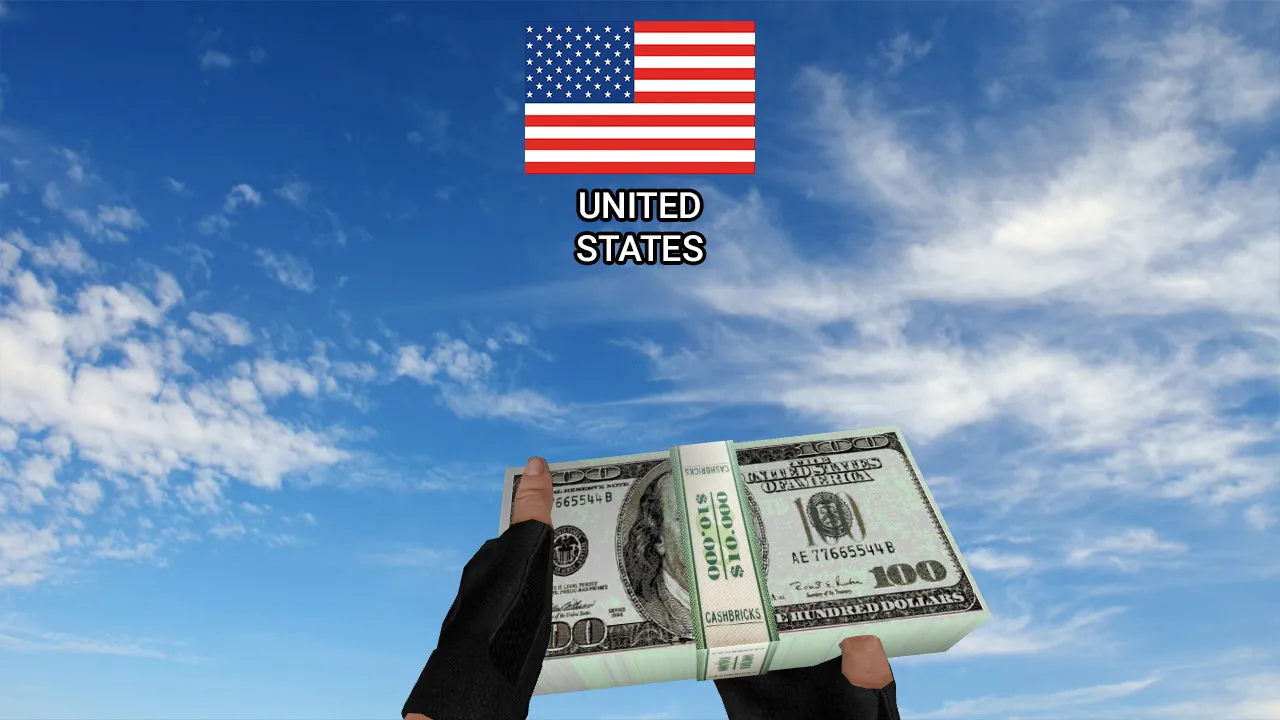 Скриншот Модель C4 «Деньги» для CS 1.6: v_ и p_ модели, звуки, анимация осмотра и качество текстур