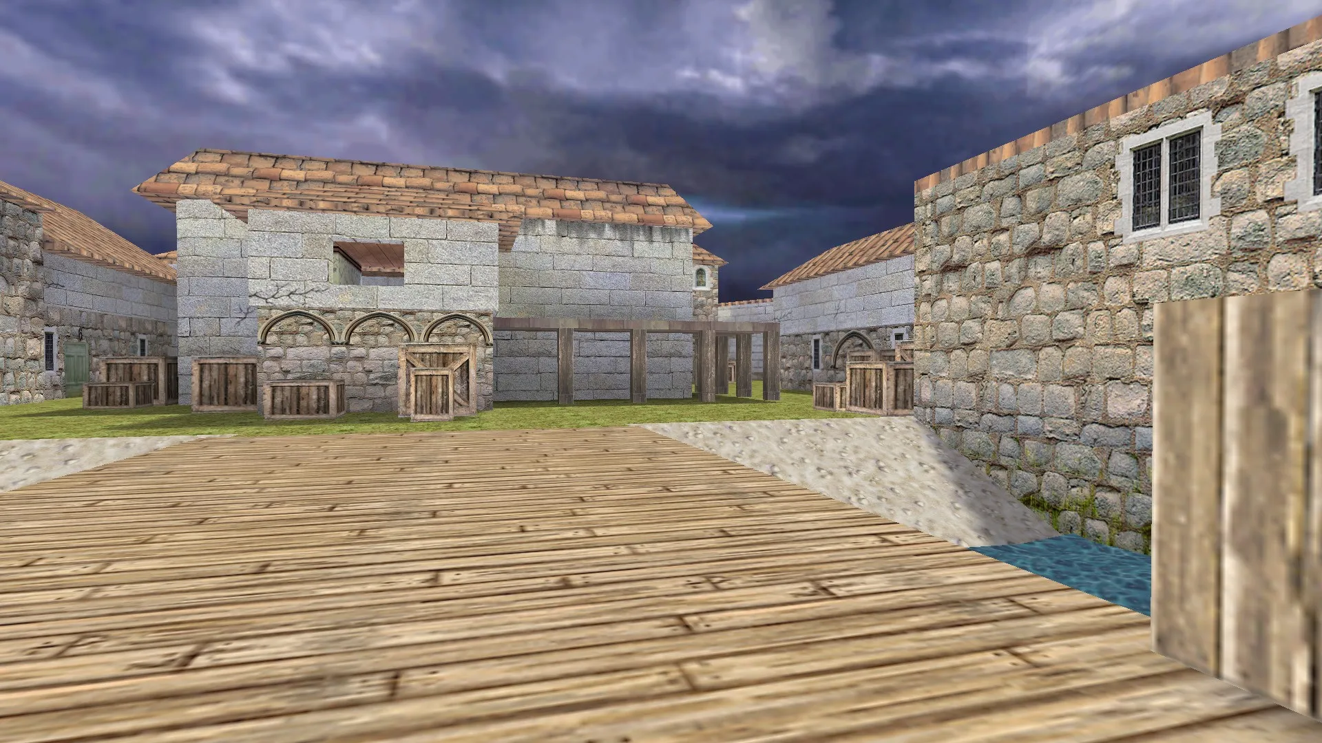 Скриншот Карта de_tmar для CS 1.6: Тактическое преимущество в игре