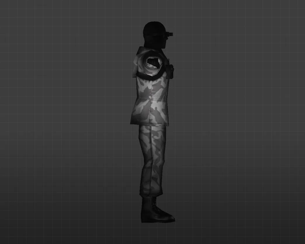 Скриншот Модель «Красноглазый» для CS 1.6 - Уникальный скин солдата