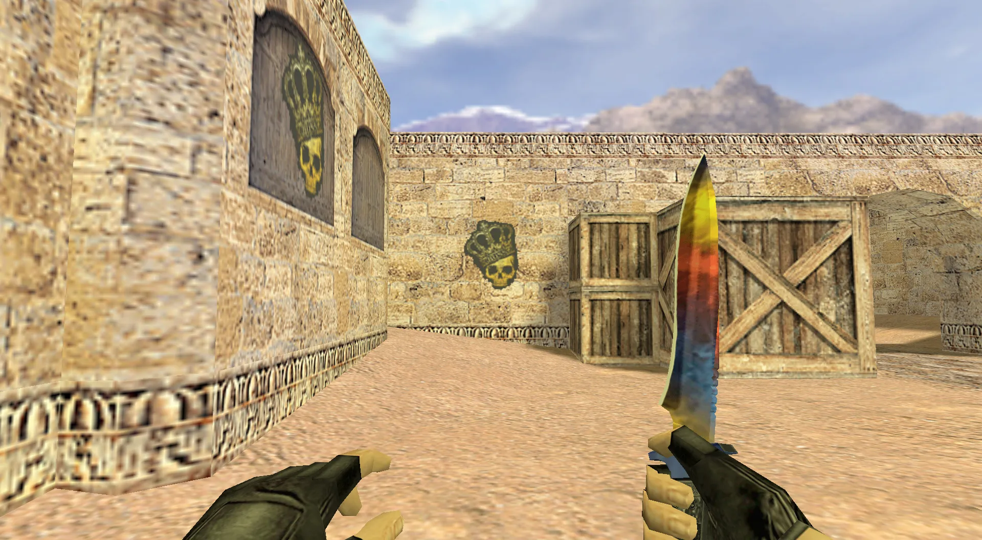 Скриншот Граффити «Корона» для CS 1.6 – Уникальный стиль из CS:GO