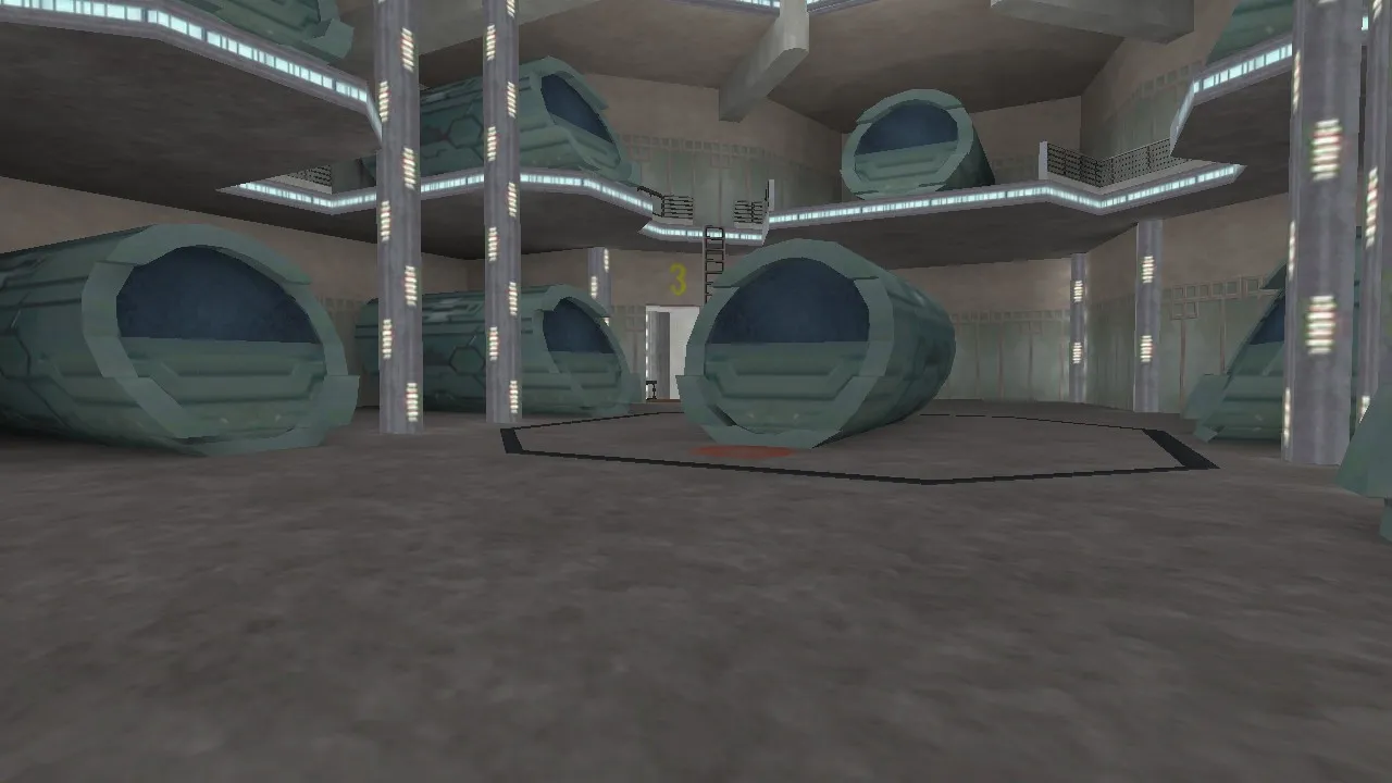 Скриншот Карта de_stargate_atlantis для CS 1.6 - Тактическое сражение в мире Атлантиды