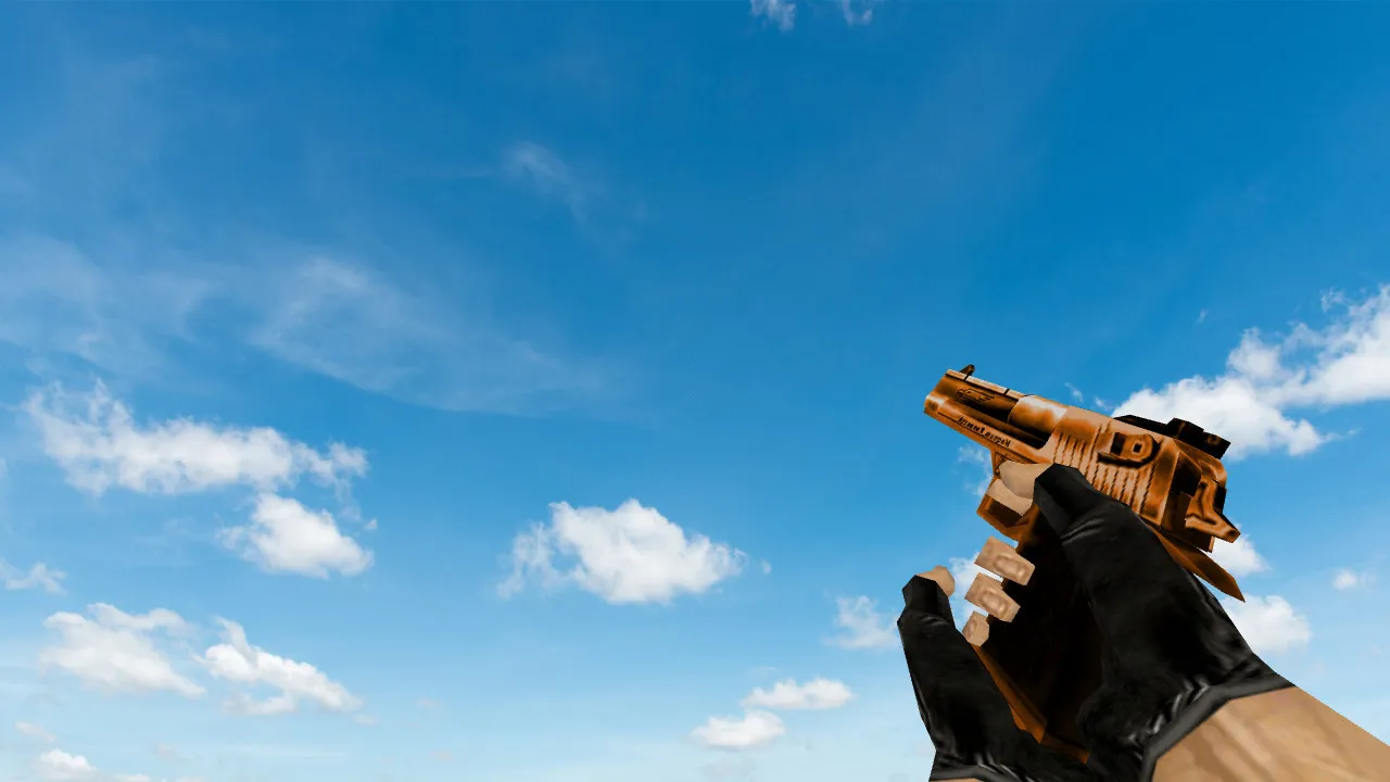 Скриншот Модель Default Deagle Bronze для CS 1.6 - Отличная Альтернатива
