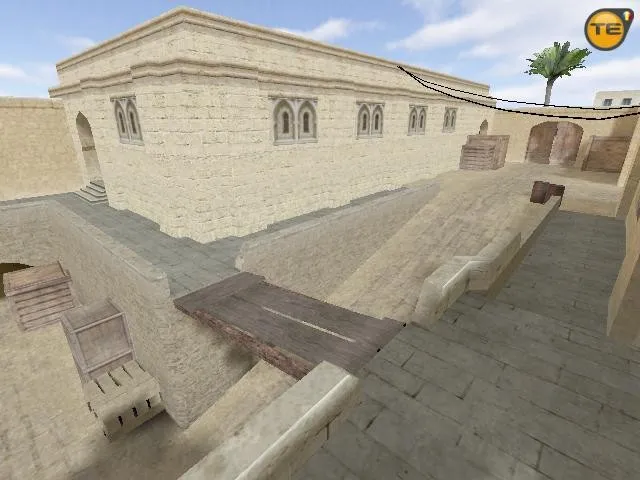 Скриншот Карта css_dust для CS 1.6: тактики, точки, .nav для ботов и оптимизация wpoly/epoly