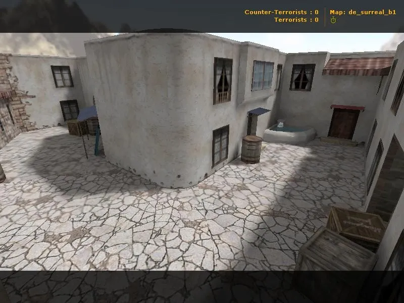 Скриншот Карта de_surreal_b1 для CS 1.6: тактика и рекомендации