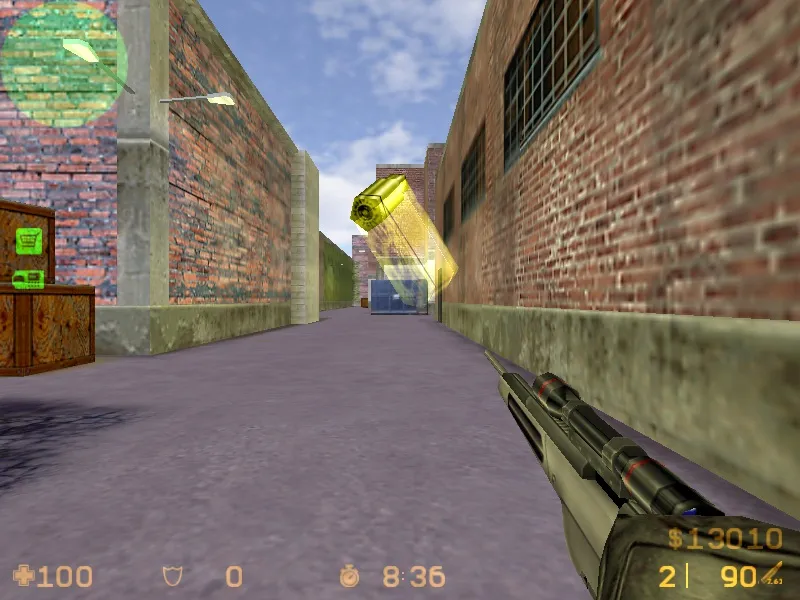 Скриншот  Dinamic Shells: модель гильз для CS 1.6 с анимацией осмотра, звуками и точной графикой