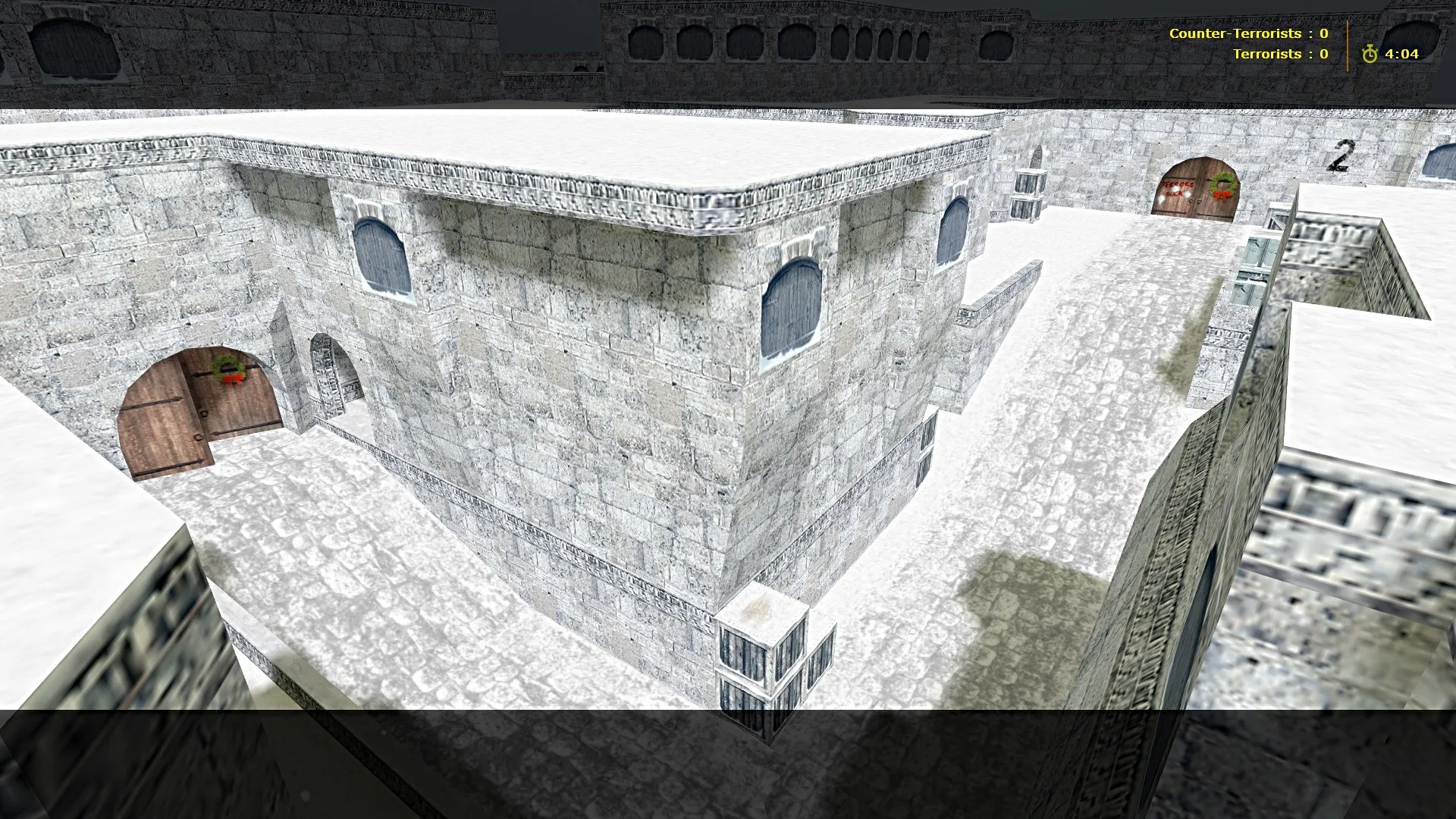 Скриншот de_dustlong_winter для CS 1.6: тактика сторон, точки, .nav и оптимизация wpoly/epoly