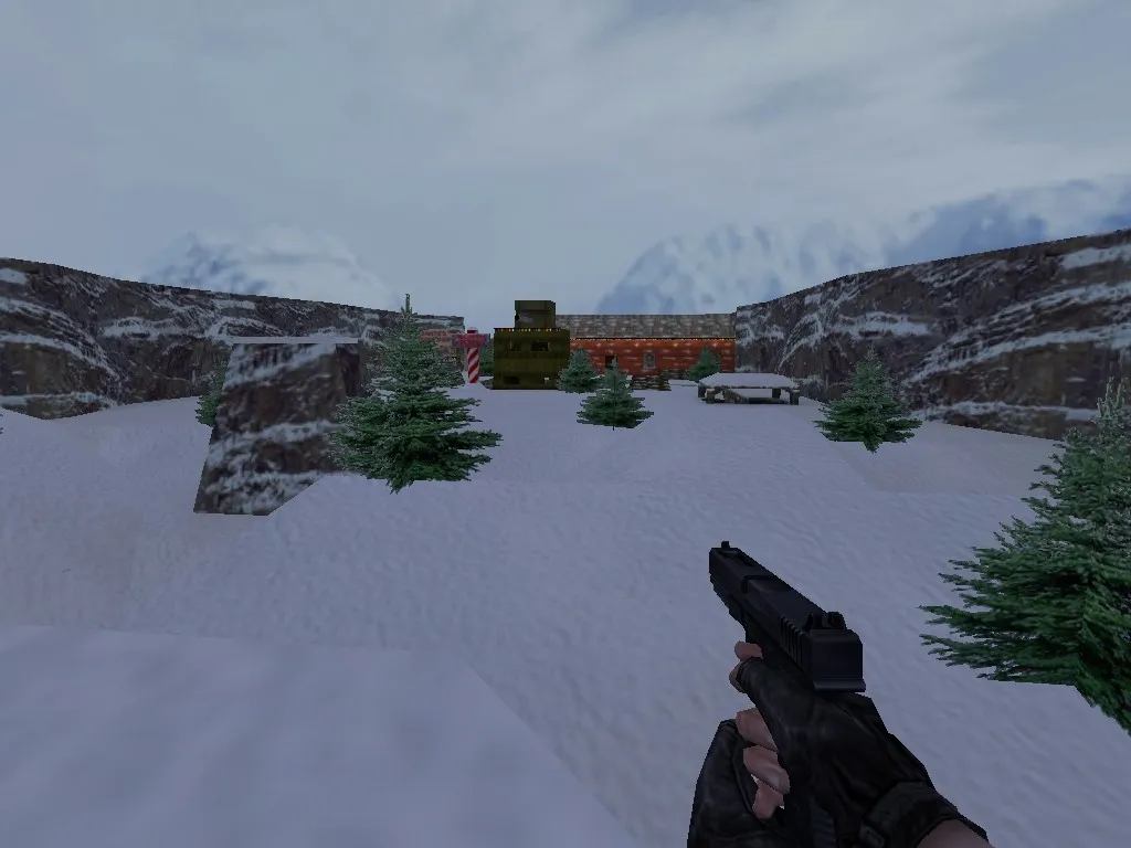 Скриншот Карта xmas_crazytank для CS 1.6 - тактический геймплей и баланс