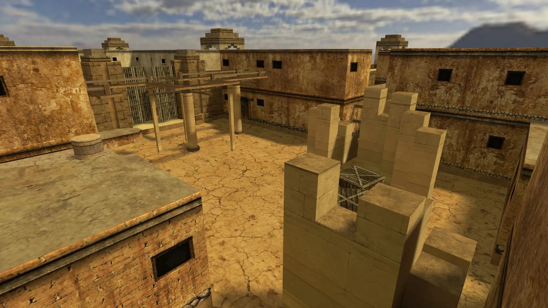 Скриншот  deathrun_metropolis_beta1 для CS 1.6 — карта deathrun, точки, .nav, оптимизация и настройка ботов