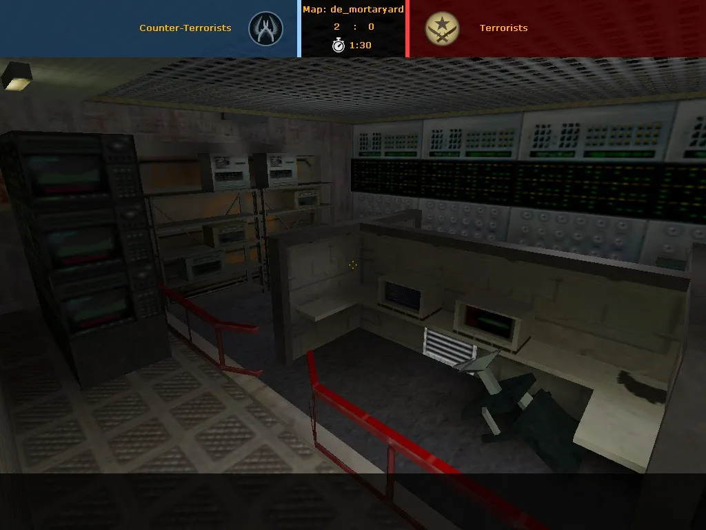 Скриншот  Карта de_mortaryard для CS 1.6: подробное описание и стратегии