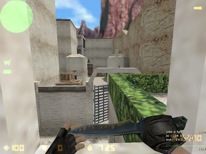 Скриншот  Карта de_sand_fortress для CS 1.6 — подробный обзор