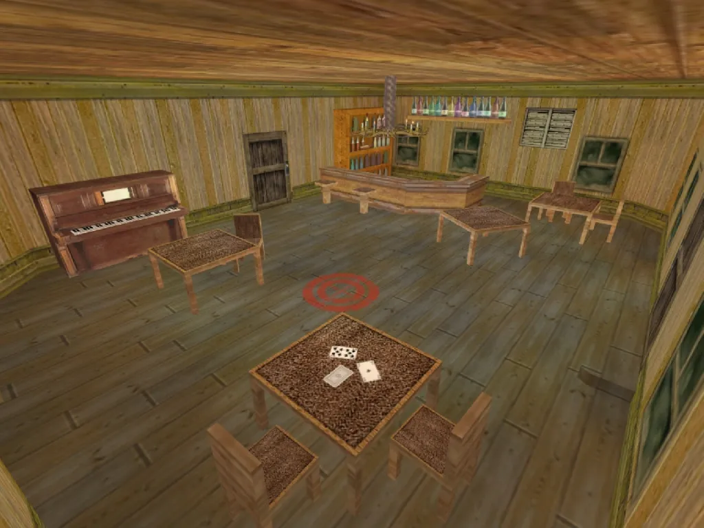 Скриншот  Карта de_wanted для CS 1.6: Тактика и особенности