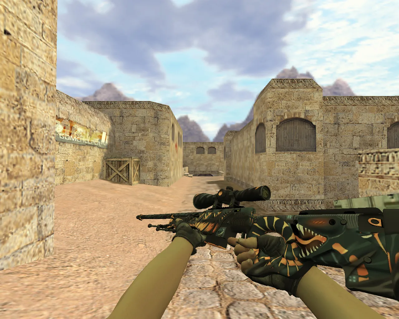 Скриншот Модель «AWP Мерес» для CS 1.6 - Качественные текстуры и анимация