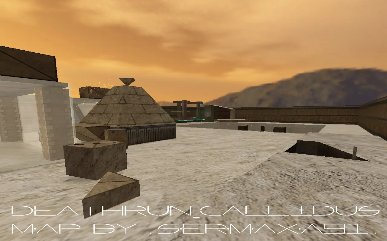 Скриншот  deathrun_callidus для CS 1.6: тактика за терр и CT, точки, .nav, оптимизация карты