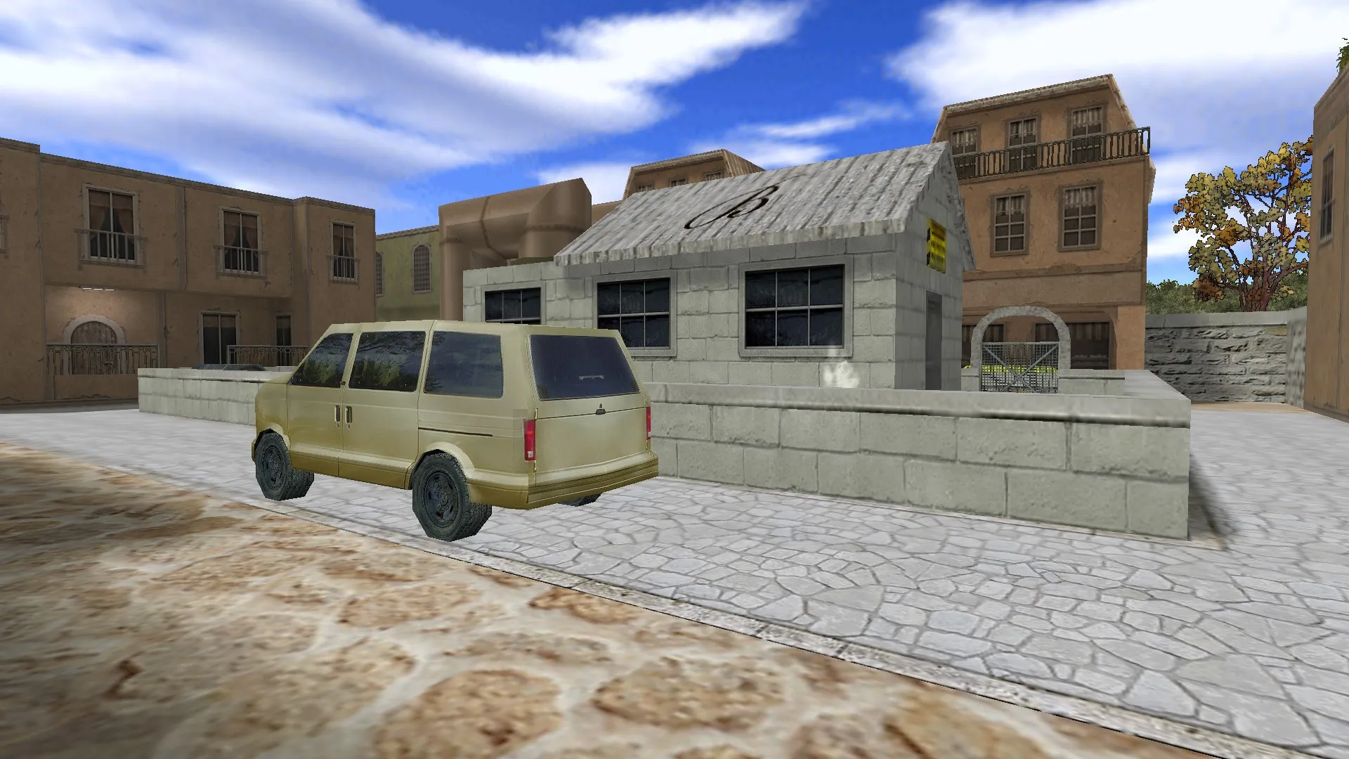 Скриншот  Карта de_flow_b4 для CS 1.6: точки, раскидки, навигация ботов и оптимизация wpoly/epoly