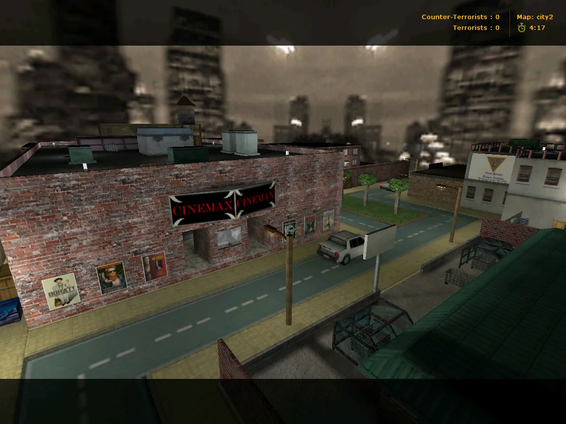 Скриншот  de_city2 для CS 1.6: карта DE, баланс сторон, точки, .nav для ботов и оптимизация wpoly/epoly