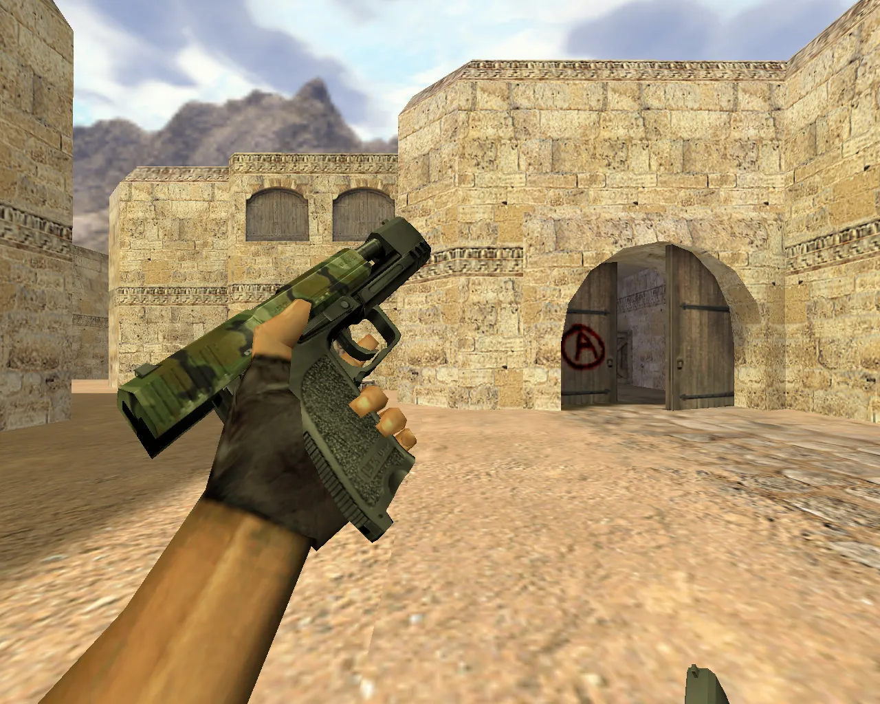 Скриншот Модель «Два USP Камуфляж» для CS 1.6: Четкая и стильная