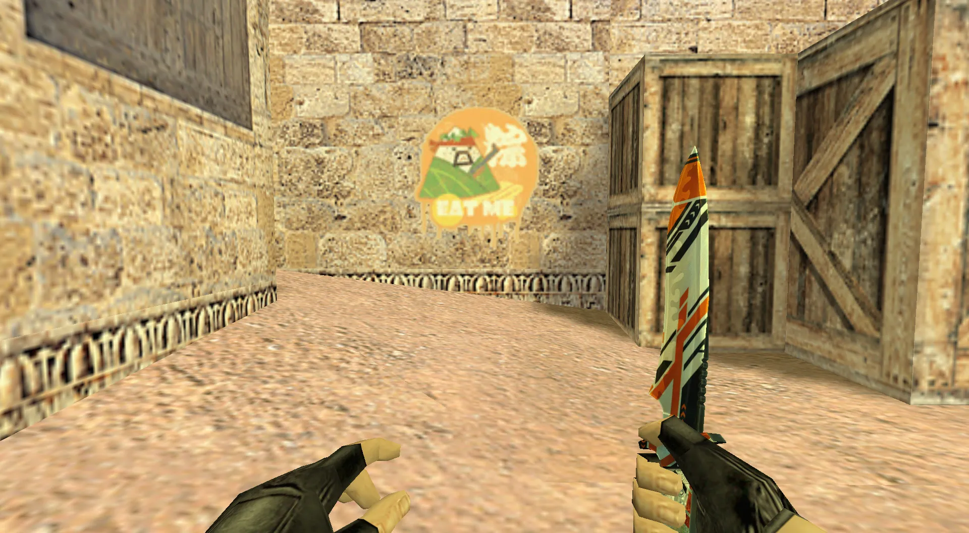 Скриншот  Граффити «Террорис» для CS 1.6 - Уникальный стиль из CS:GO