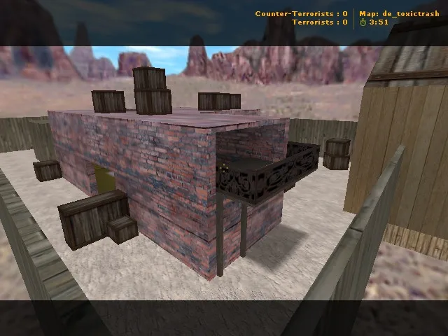 Скриншот Карта de_toxicwaste для CS 1.6 - Погружение в атмосферу опасности