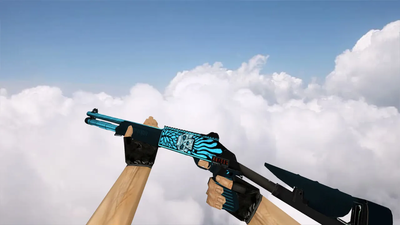 Скриншот Модель XM1014 Necromancer Frost для CS 1.6 - Скачать и Установить