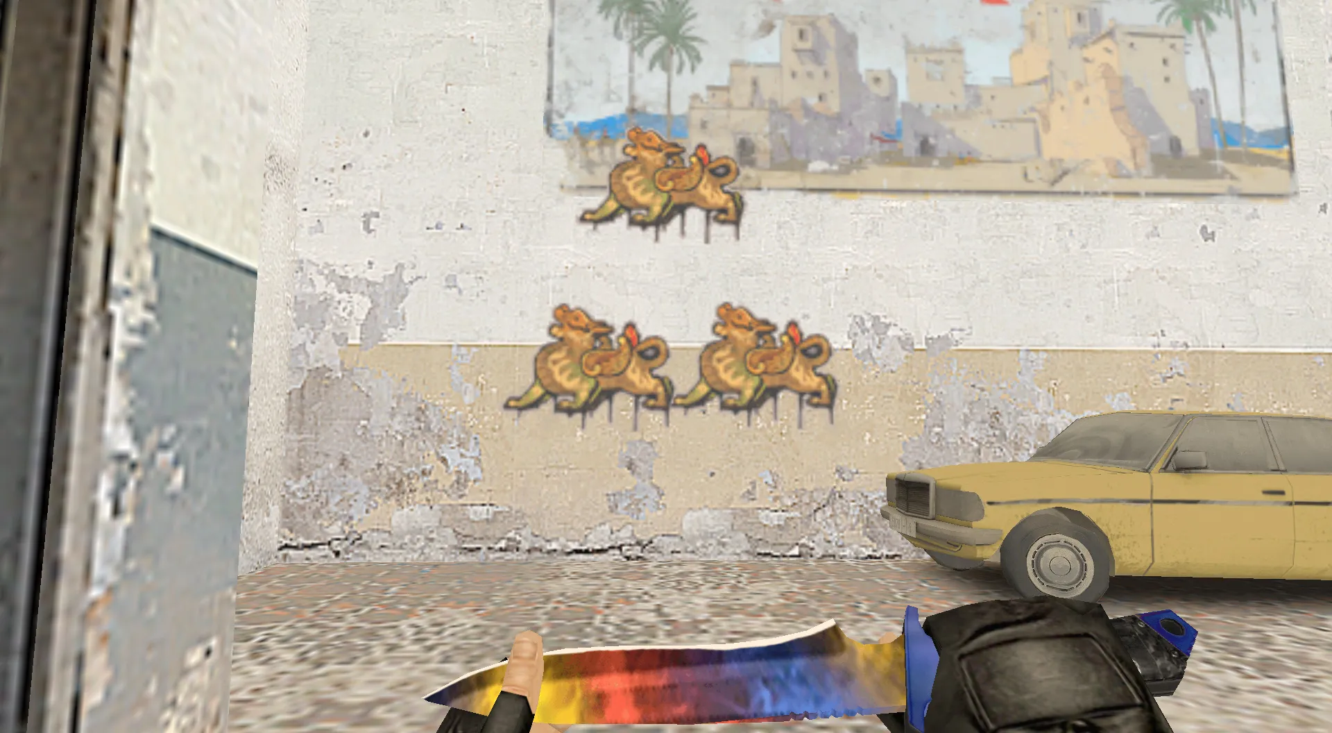 Скриншот  Граффити «Талисман» для CS 1.6 – Уникальные текстуры из CS:GO