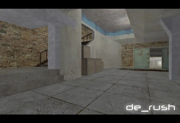 Скриншот  Карта de_rush_rc1 для CS 1.6: Тактики и особенности