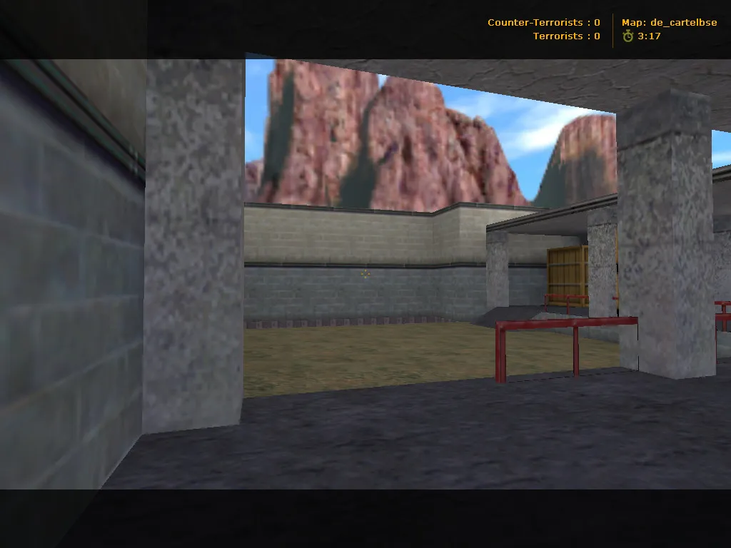 Скриншот Карта de_cartelbse для CS 1.6: баланс сторон, точки под раунд и оптимизация wpoly/epoly