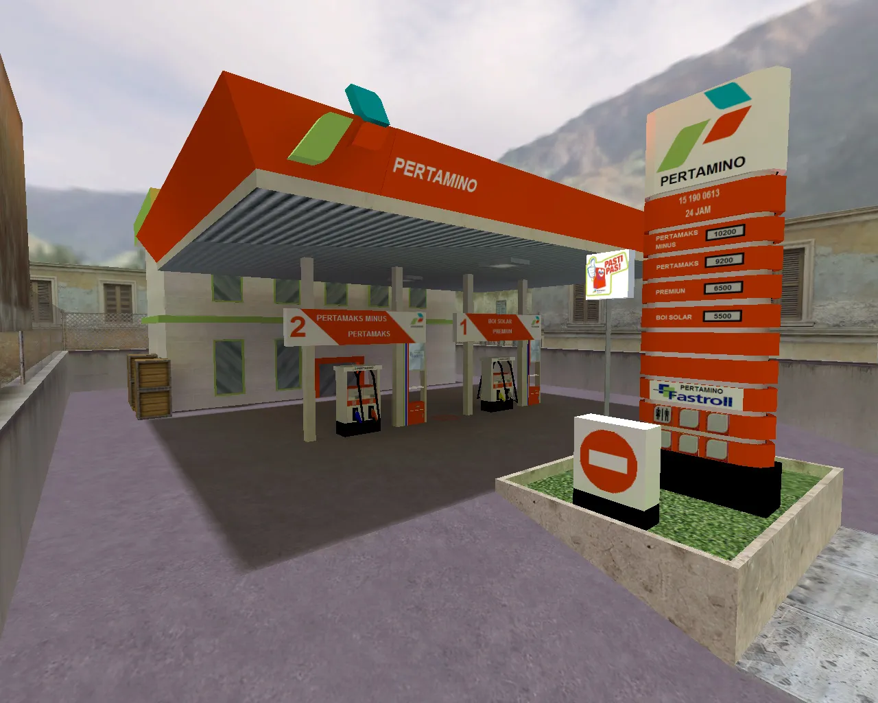 Скриншот Карта «de_pertamino» для CS 1.6