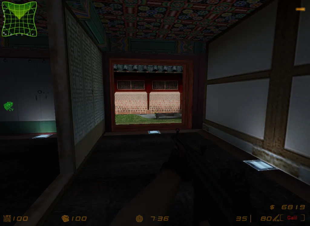 Скриншот  Карта de_korea для CS 1.6: Тактический геймплей и баланс сторон