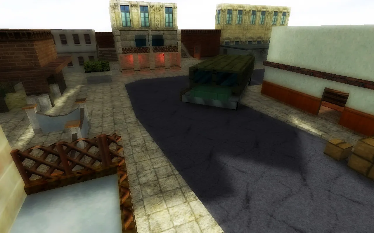 Скриншот  de_havana для CS 1.6: обзор карты, точки, маршруты, .nav и оптимизация