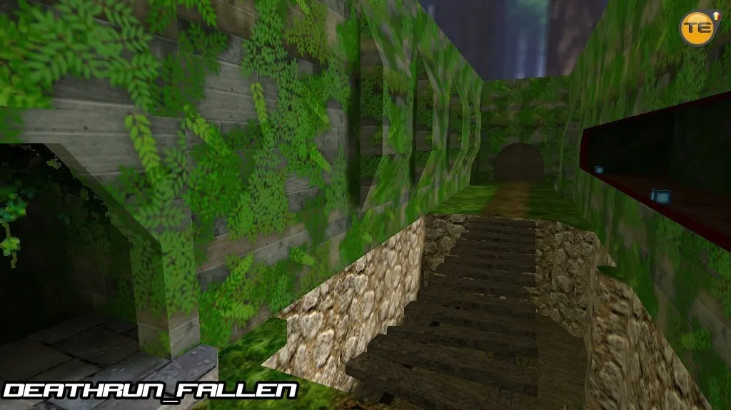 Скриншот  deathrun_fallen для CS 1.6: тактика за Т и КТ, точки, .nav, оптимизация и настройка ботов