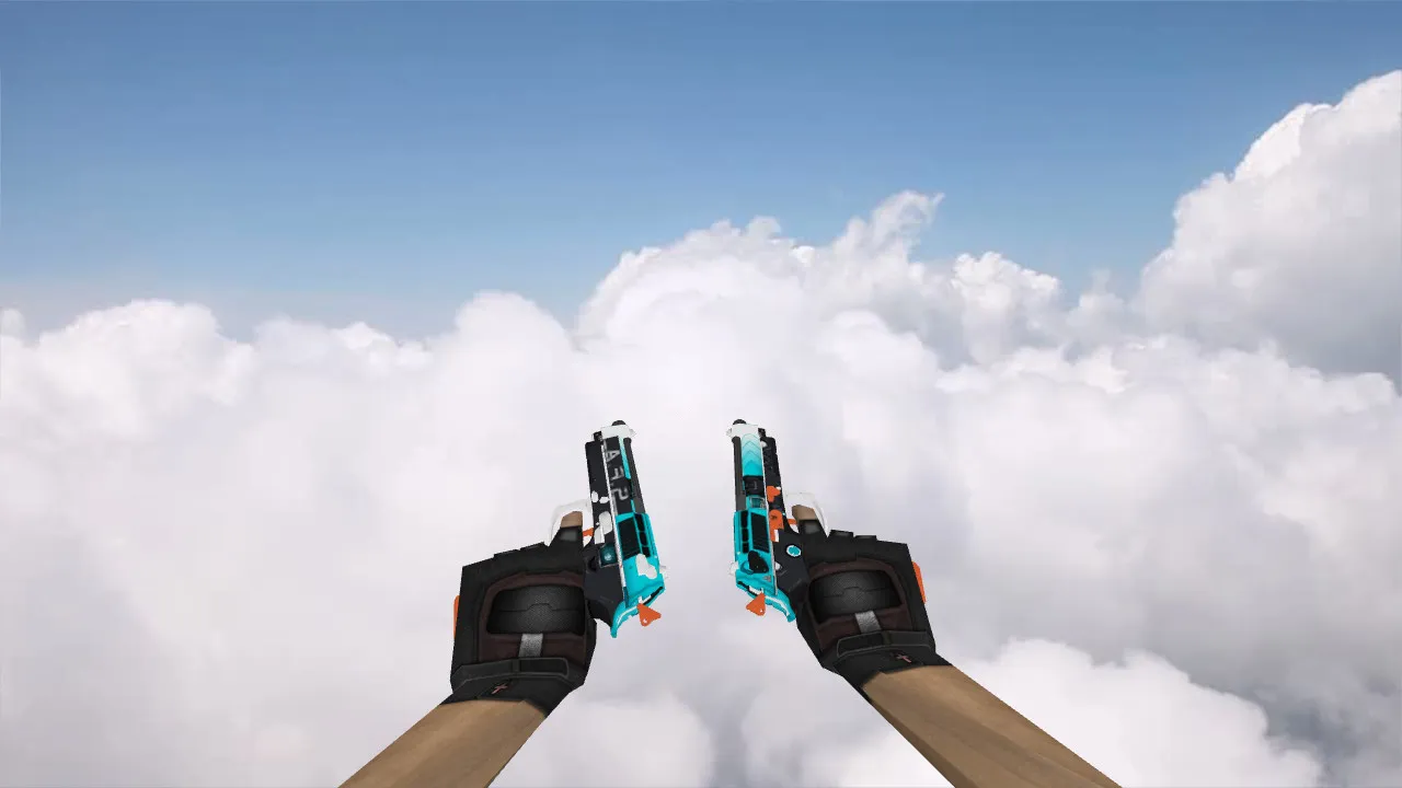 Скриншот Модель Dual Berettas Trigger Happy для CS 1.6