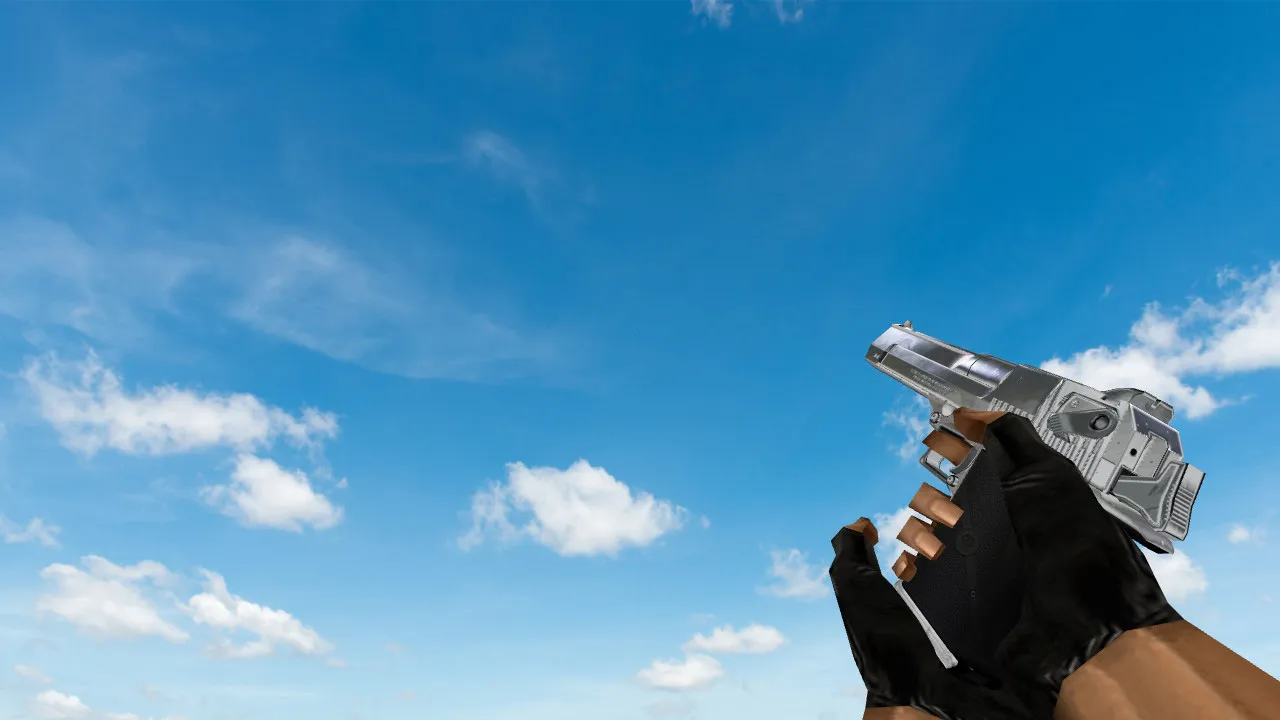 Скриншот Модель Deagle Chrome для CS 1.6 - Качество и Стиль