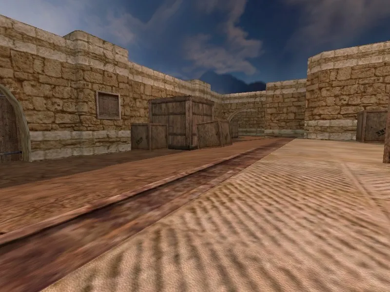 Скриншот  Карта de_turris для CS 1.6: Обзор и тактики