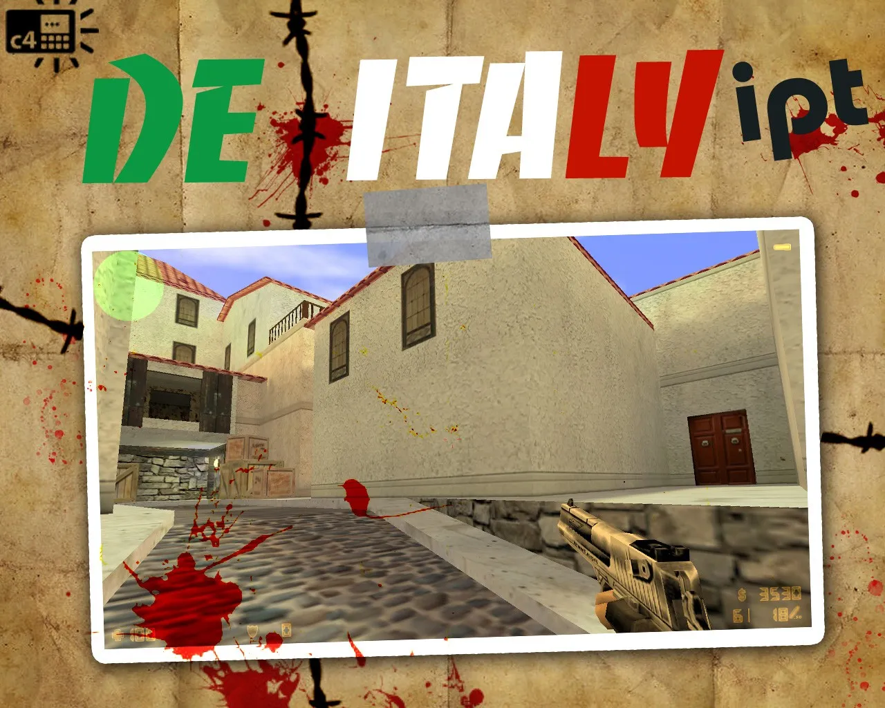 Скриншот  Карта de_italy_ipt для CS 1.6: Тактика и особенности