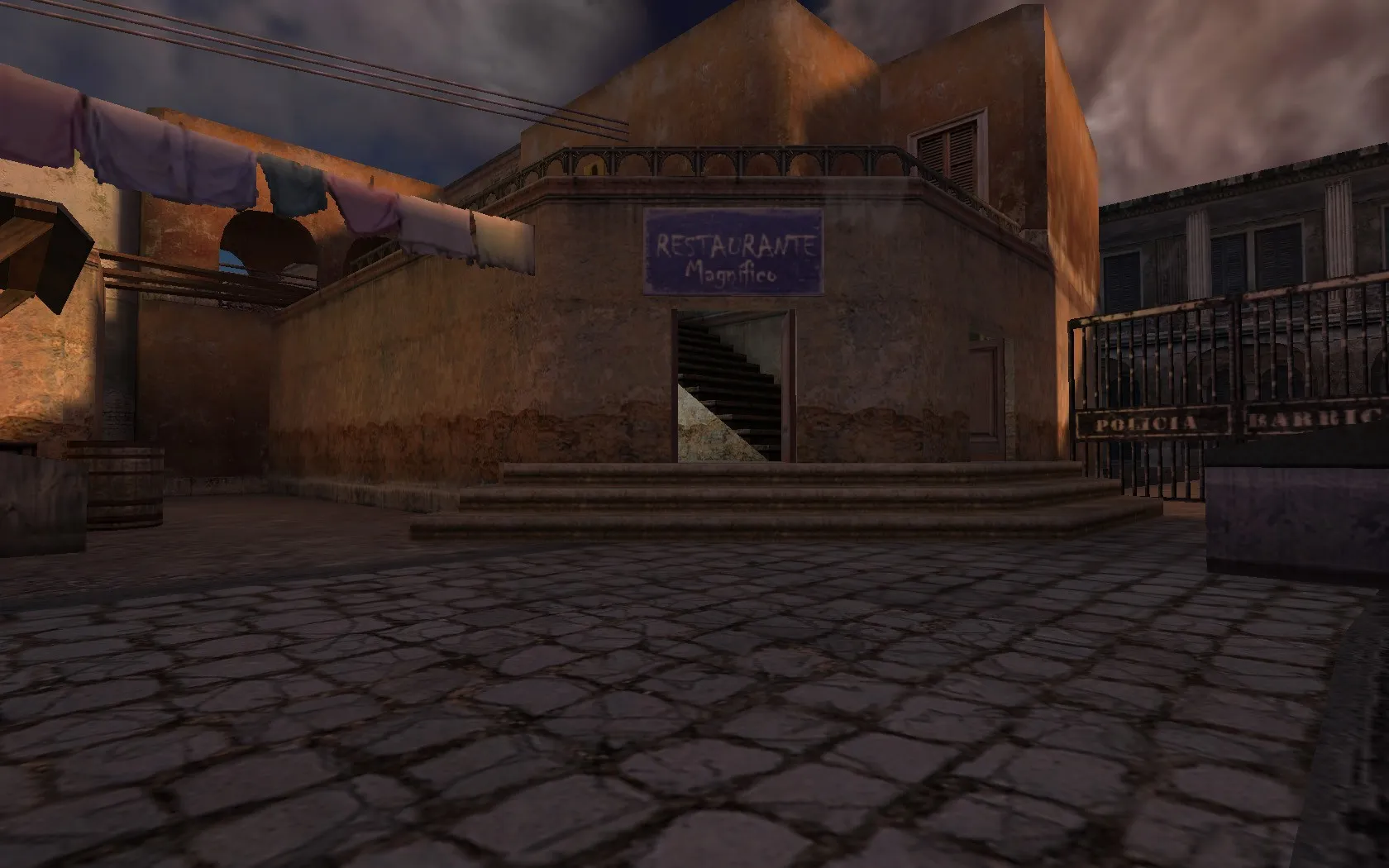 Скриншот  Карта de_revolution_fix для CS 1.6 - тактическое преимущество на карте