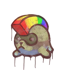 Скриншот Граффити «Хомагавк» для CS 1.6 - Уникальный стиль из CS:GO