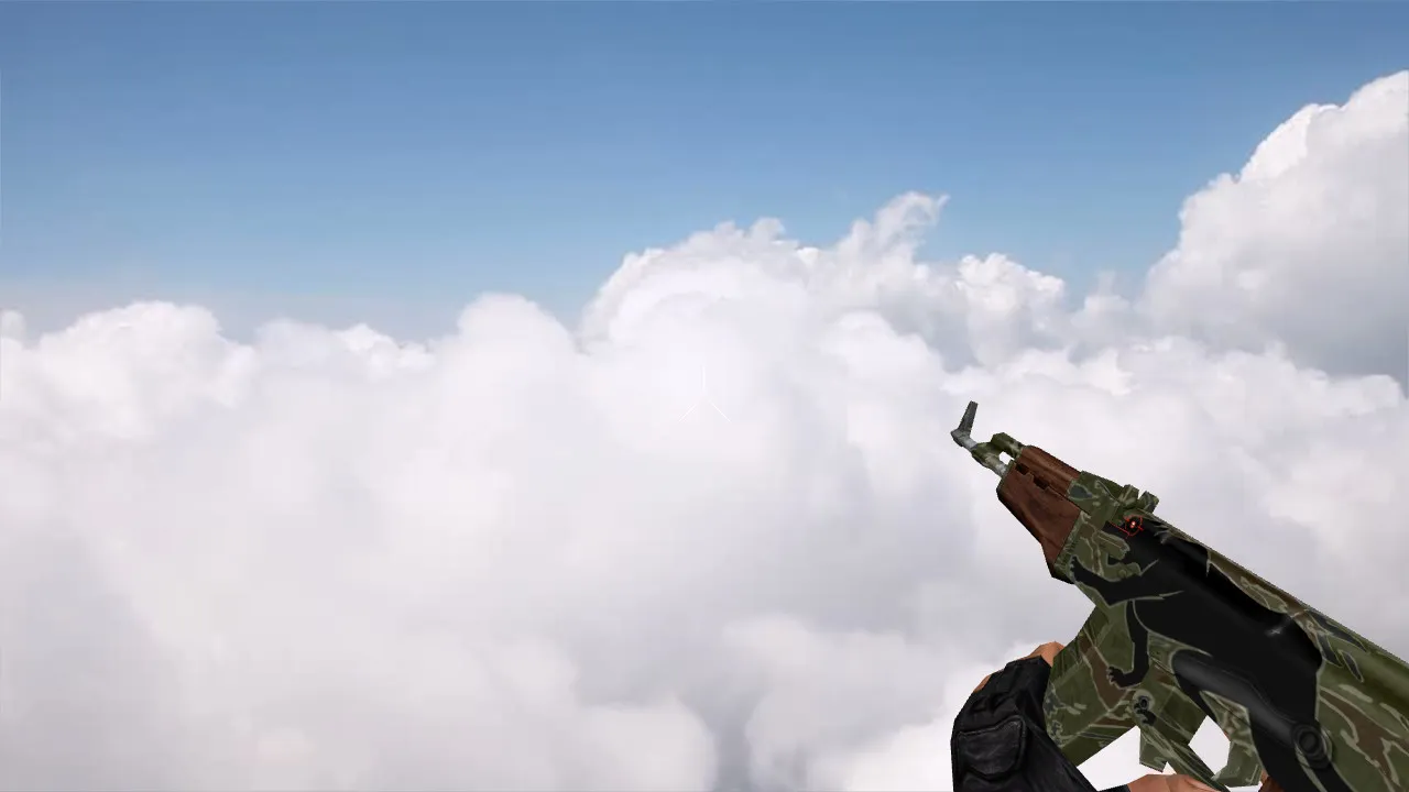 Скриншот Модель Стандартный АК-47 «Ягуар» v_ p_ w_ для CS 1.6: звуки, анимация осмотра, текстуры и сборка