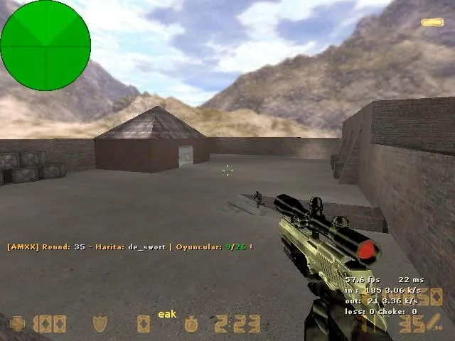 Скриншот Карта de_swort для CS 1.6: тактические возможности и особенности
