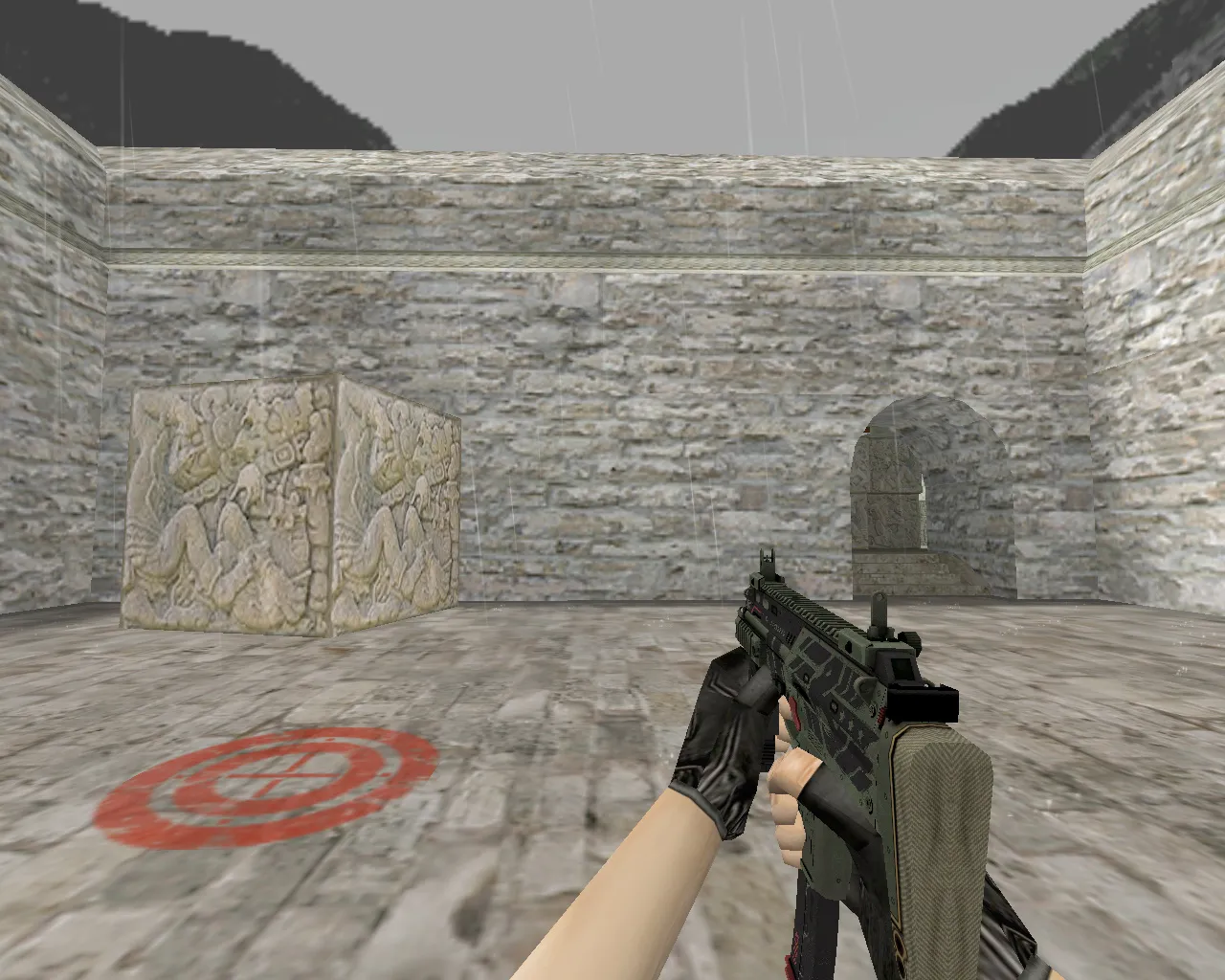 Скриншот  Пак скинов «Хищные воды» (Riptide) для CS 1.6: модели v_, p_, w_, звук, анимация осмотра и качество текстур