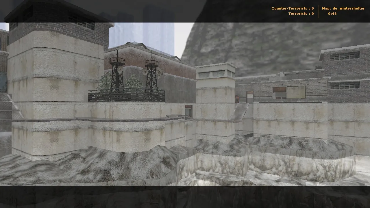 Скриншот  Карта de_wintershelter для Counter-Strike 1.6 - тактики и особенности