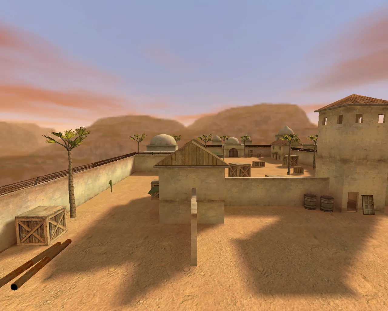 Скриншот  aim_arabia для CS 1.6: тренировка прицела, раунды на точность, точки для спрея и быстрых фрагов