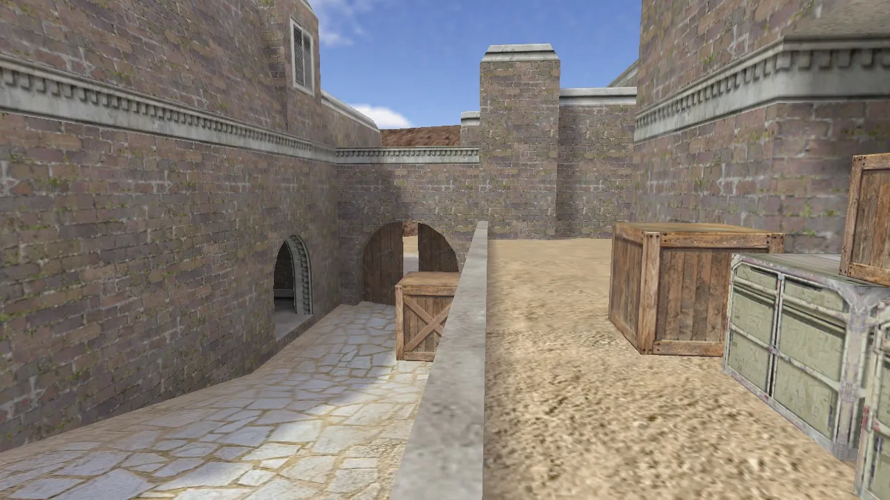 Скриншот  Карта de_zook для CS 1.6: Тактика и особенности